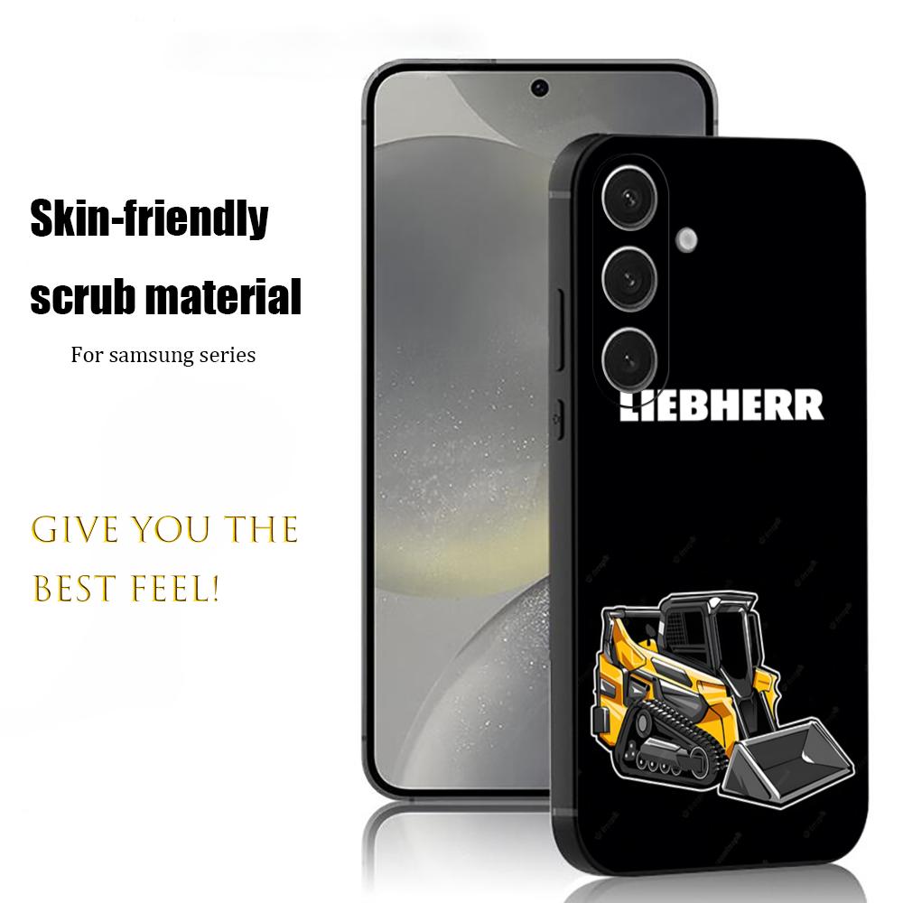 Samsung Galaxy S24 - ロゴ L-liebherr エクスカベーター電話ケース サムスンギャラクシー S26 S25