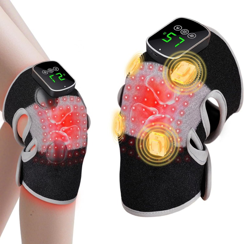 60個のLEDライトを搭載したデュアル波長膝サポーター。4つ - Smart Knee Wrap のレビューと価格