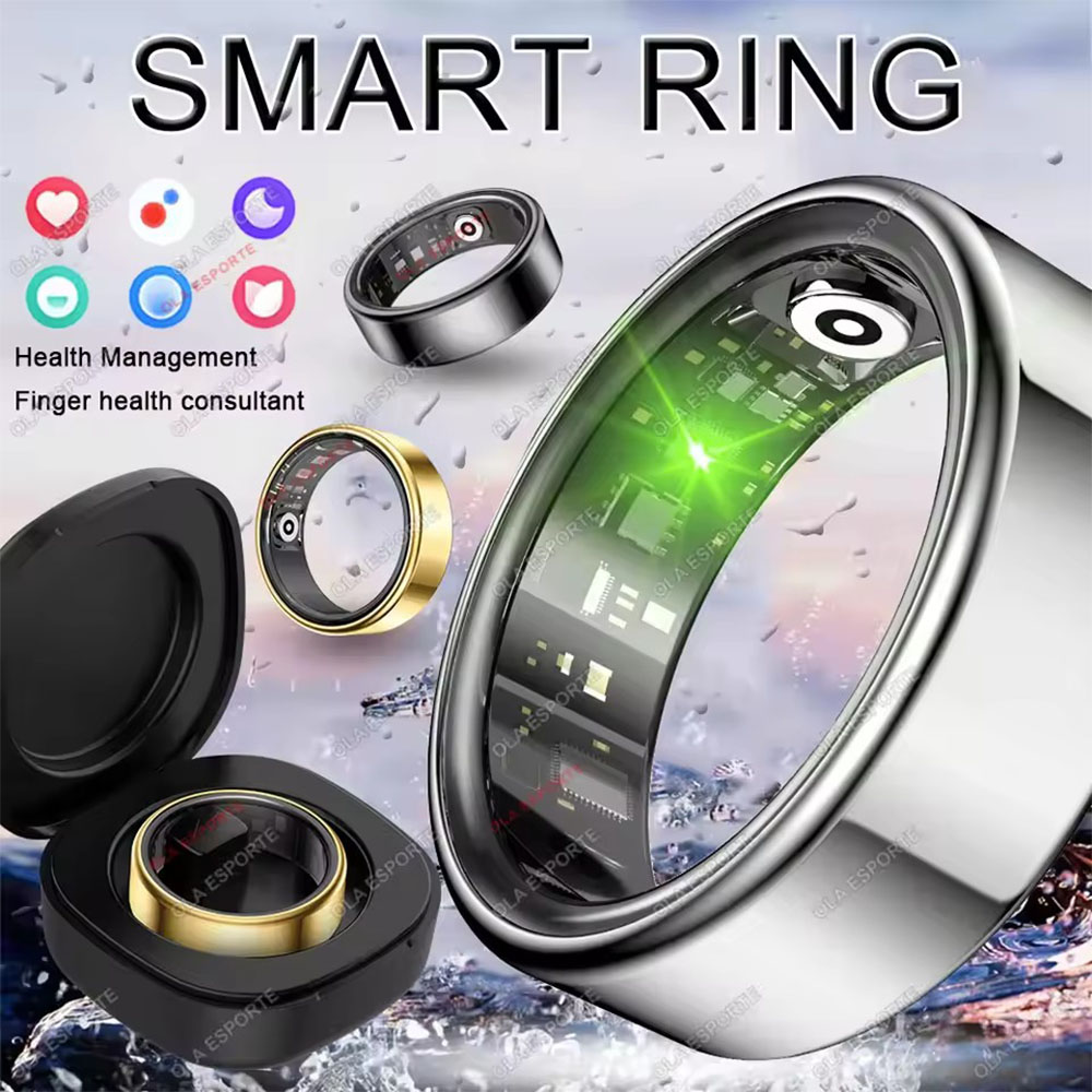 NEW R09 スマートリング（充電ケース付き）。心拍数、血 - Temperature Ring Skin のレビューと価格