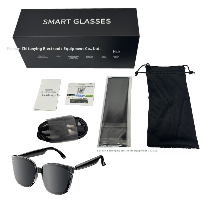 AI（人工知能）翻訳機能付き、Bluetoothヘッドセット - Smart Glasses Lens のレビューと価格