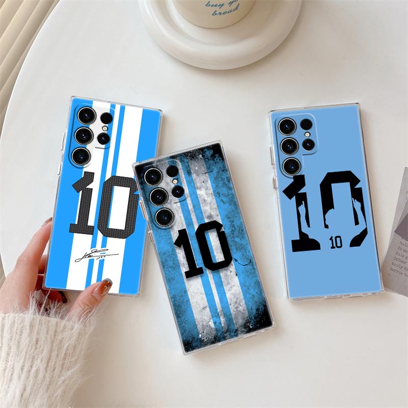 クールなサッカー番号10透明ケース Samsung Gala - Samsung Galaxy S24 のレビューと価格
