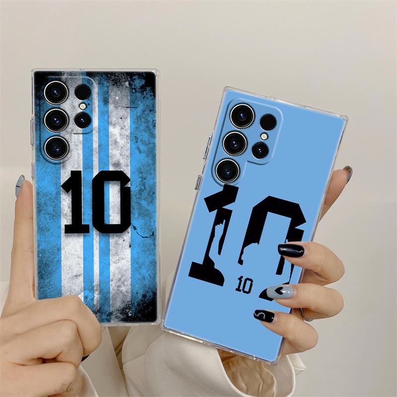 クールなサッカー番号10透明ケース Samsung Gala - Samsung Galaxy S24 のレビューと価格