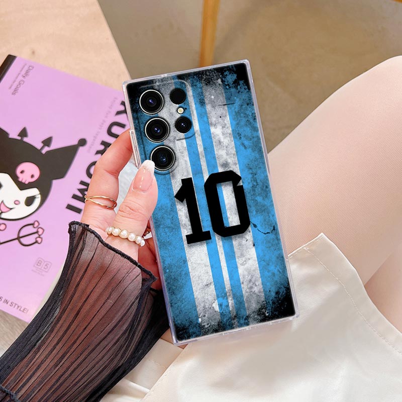 クールなサッカー番号10透明ケース Samsung Gala - Samsung Galaxy S24 のレビューと価格